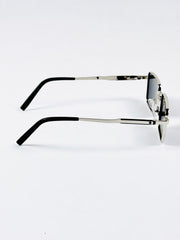 Louis Vuitton – 1438 – 54 – Silver Black – Metal – Sunglasses – Unisex