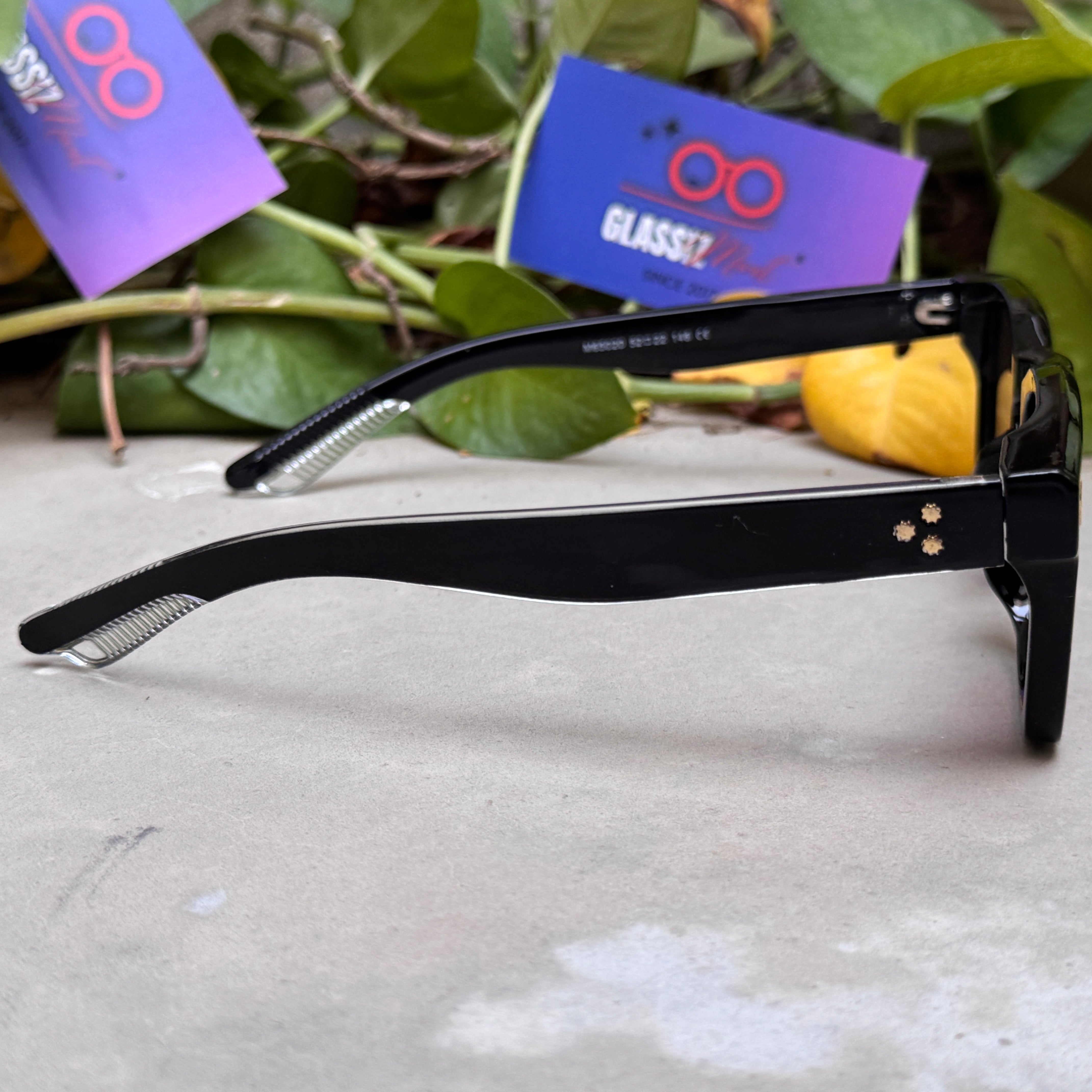 Moscot – 65020 – 52 - Black Purple – Acetate  – Sunglasses - Unisex