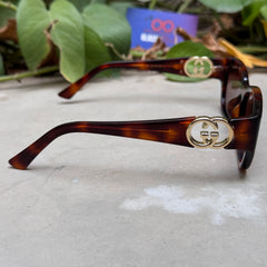 Gucci – 1826 - 57 - Tortoise Brown – Acetate - Sunglasses – Ladies - Premium