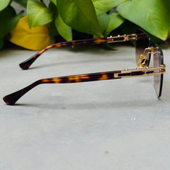 Dita – 152 - 60 –  Golden Brown Gradient - Metal - Sunglasses – Unisex - Premium