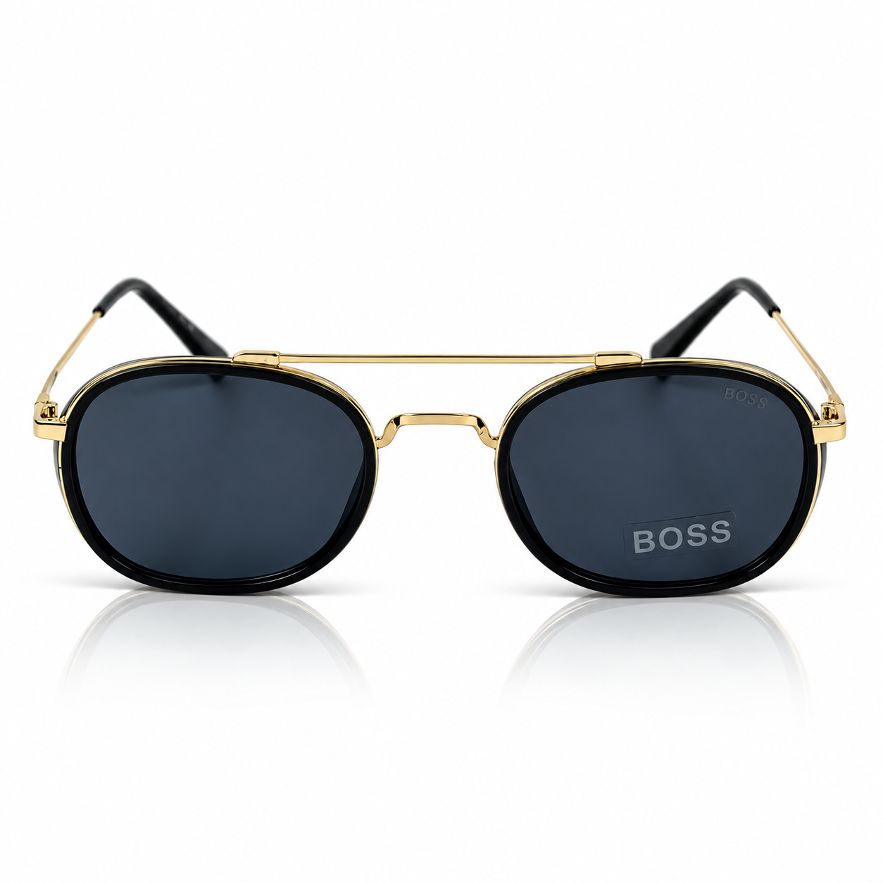 Boss – P8604 – 48 – Golden Black – Metal – Sunglasses – Unisex