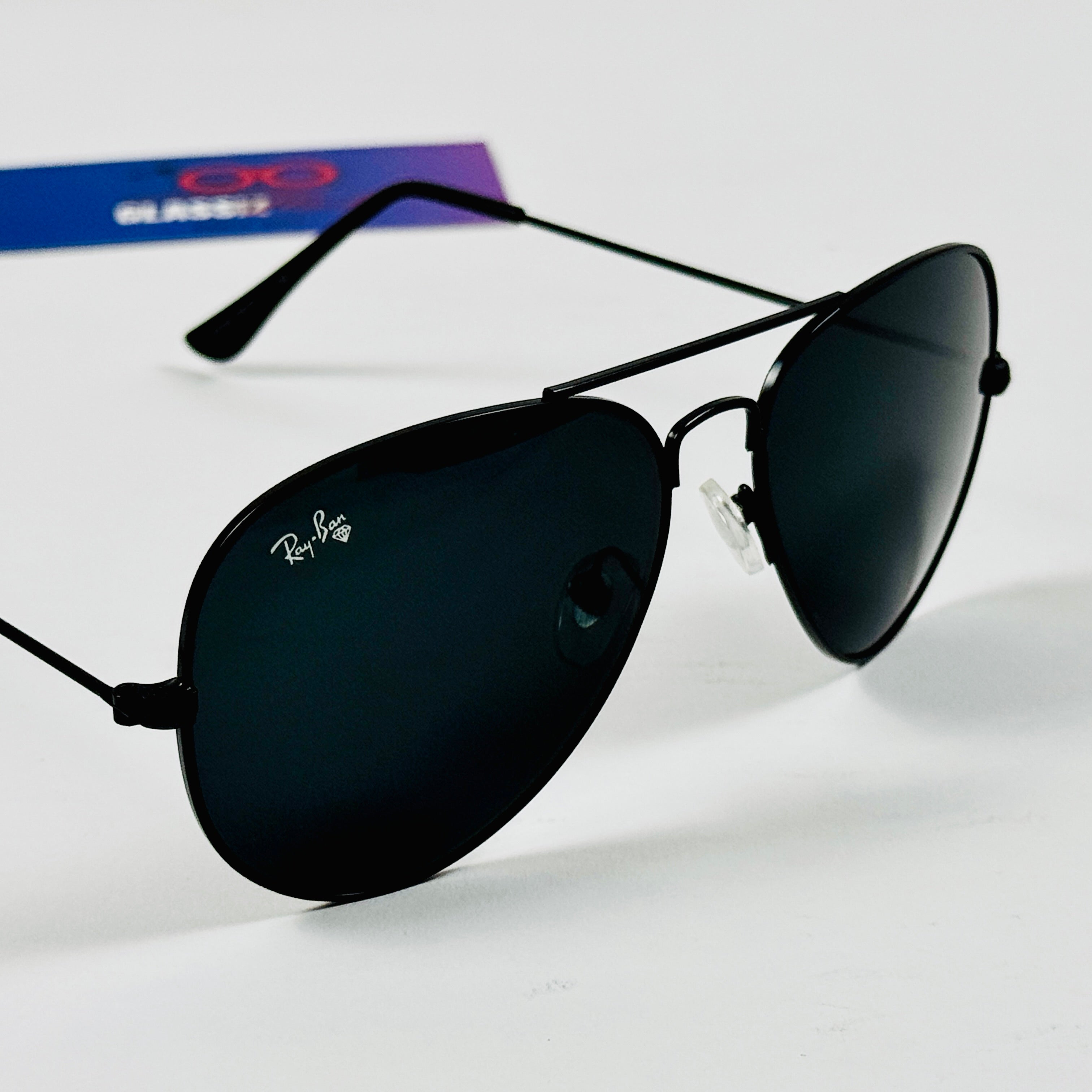 Rayban – 3026 – 62 – Black – Metal – Sunglasses – Unisex