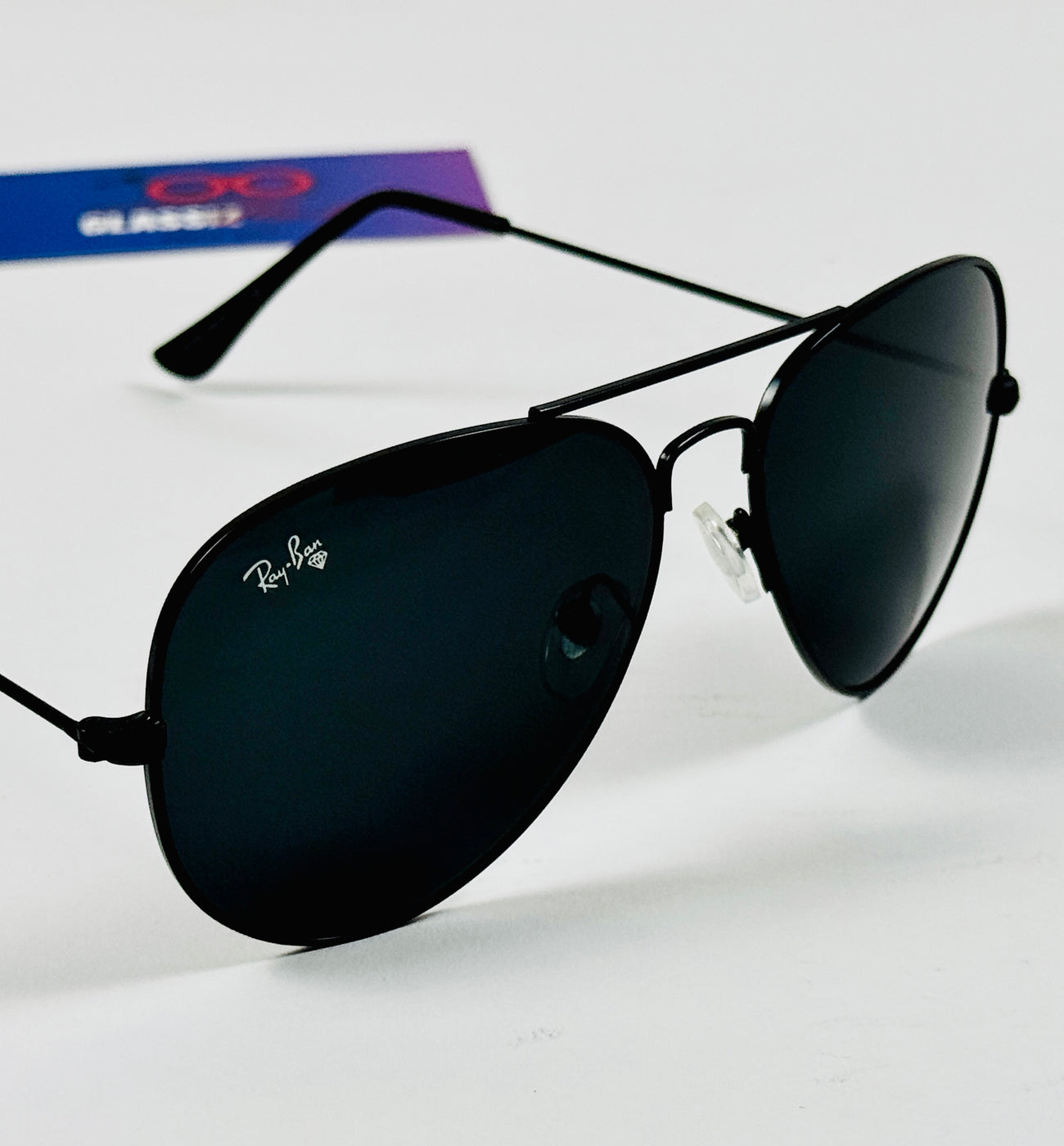 Rayban – 3026 – 62 – Black – Metal – Sunglasses – Unisex