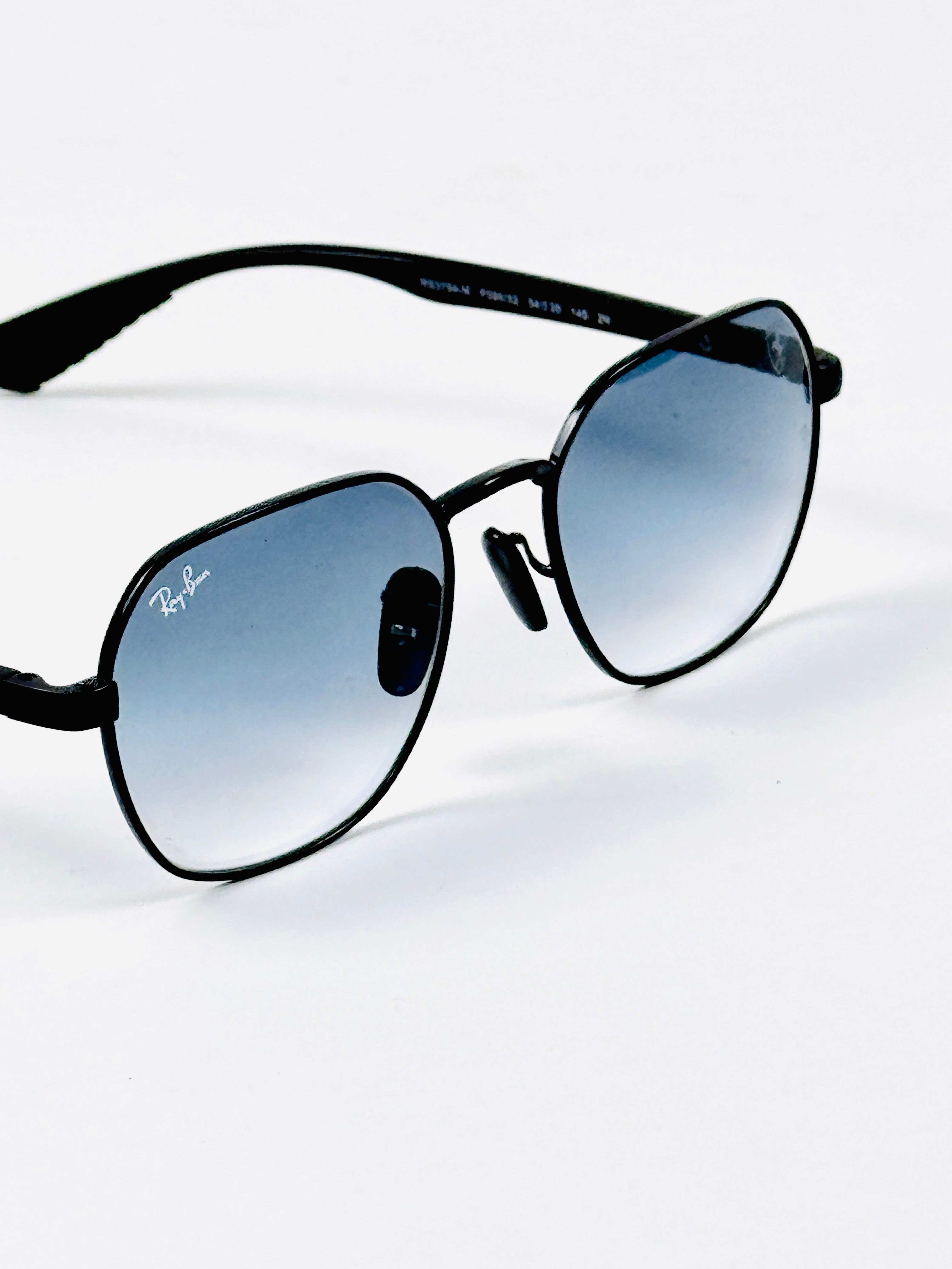 RayBan – 3794 – 54 – Black Blue –  Metal - Sunglasses – Unisex - Premium