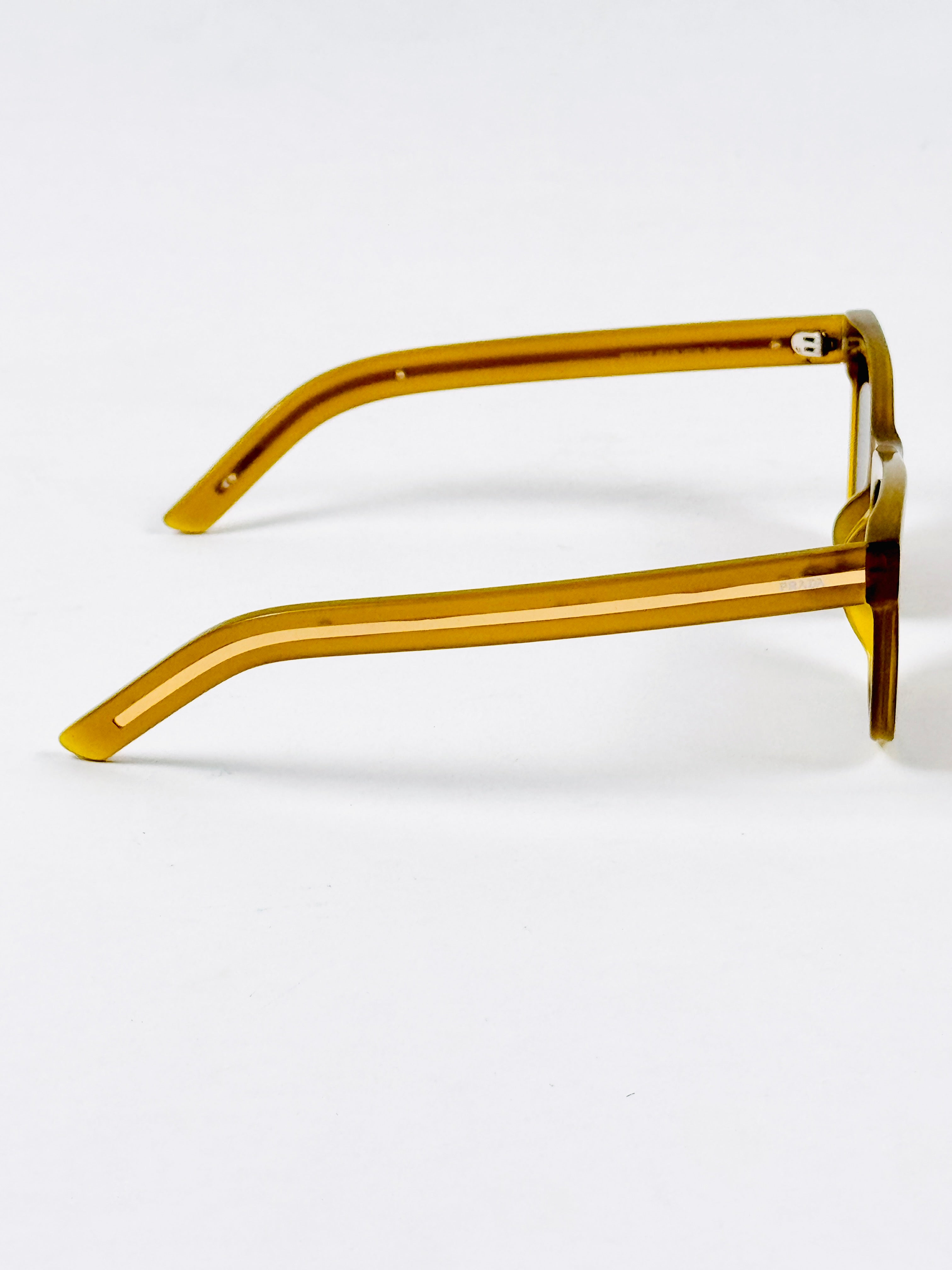 Prada – A17s – 55 – Mustard –  Acetate - Sunglasses – Unisex - Premium