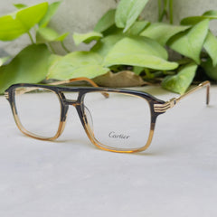Cartier - 0370 – 54 – Tortoise Yellow –  Acetate - Metal - Optics – Unisex - Premium