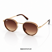 Rayban – 28754 – 52 – Golden Brown – Metal – Sunglasses – Unisex