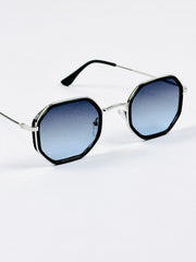 Police – 19106 – 58 – Silver Blue Gradient – Metal – Sunglasses – Unisex