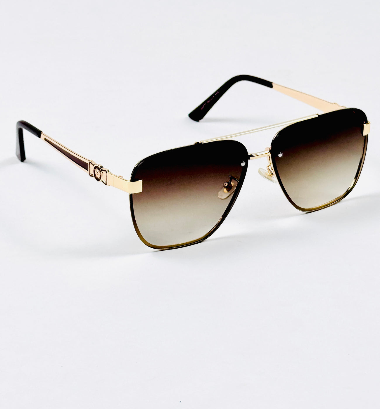 Versace – 22211 – 60 – Golden Brown Gradient – Metal – Sunglasses – Unisex (m