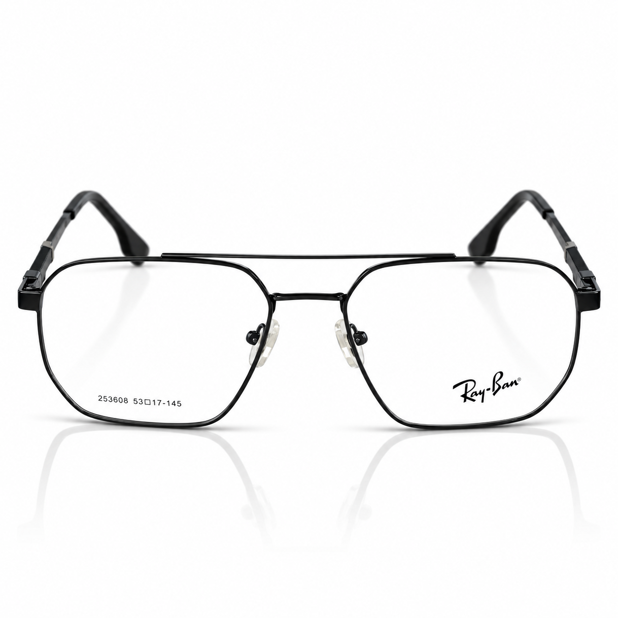 Rayban – 253608 – 53 - Black – Metal – Optics - Unisex