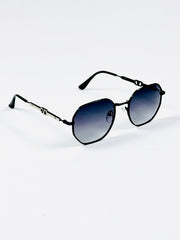 Valentino – 18130 – 58 – Black Gradient – Metal – Sunglasses – Unisex