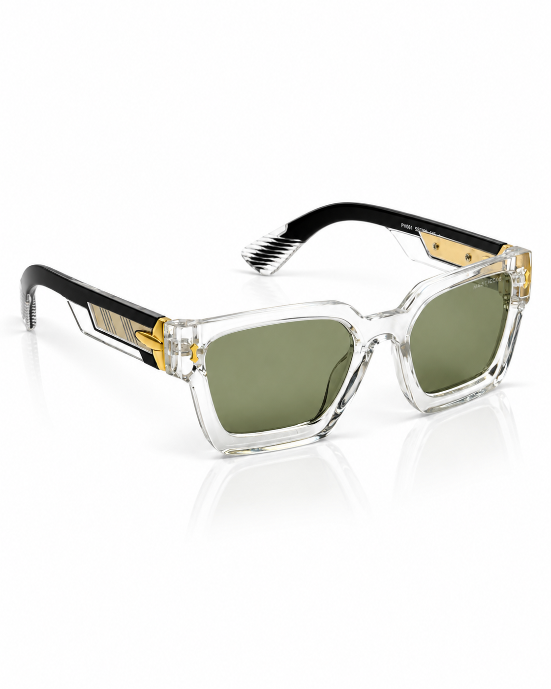 Moscot - 1601 - 55 - Transparent Green – Acetate  – Sunglasses - Unisex