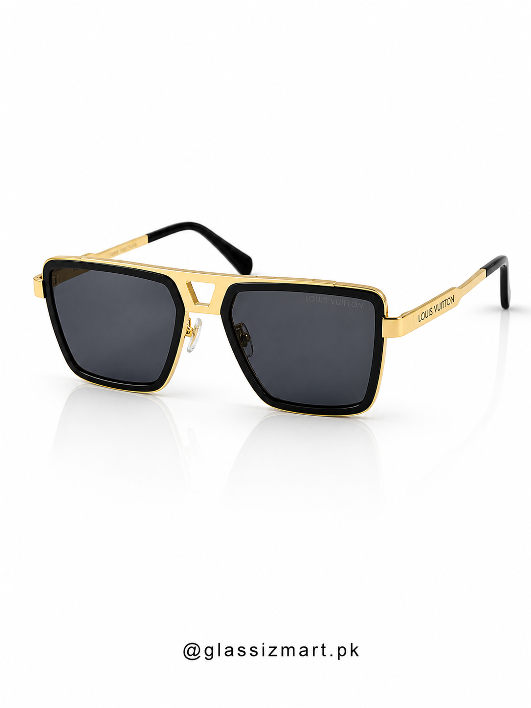 Louis Vuitton – 1584 - 56 – Golden Black Gradient - Metal - Sunglasses – Unisex - Premium