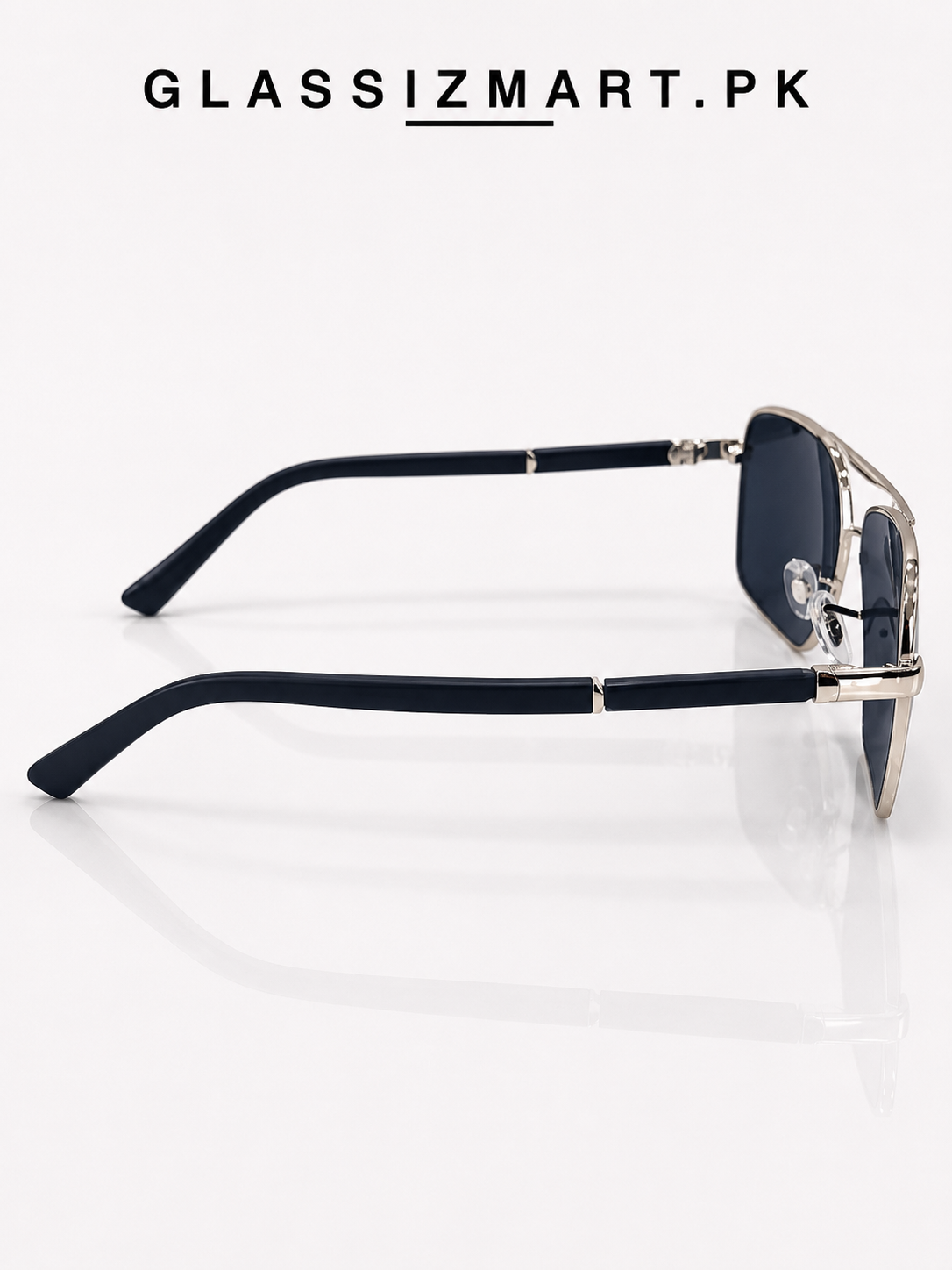 Rayban – 9713 - 56 – Silver Black – Metal – Sunglasses