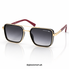 Lacoste – 58501 – 56 – Golden Black Gradient – Metal – Sunglasses – Unisex