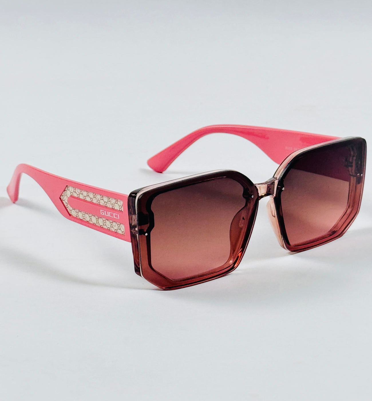 Gucci’s - 6065 – 66 – Pink – Acetate – Sunglasses – Ladies