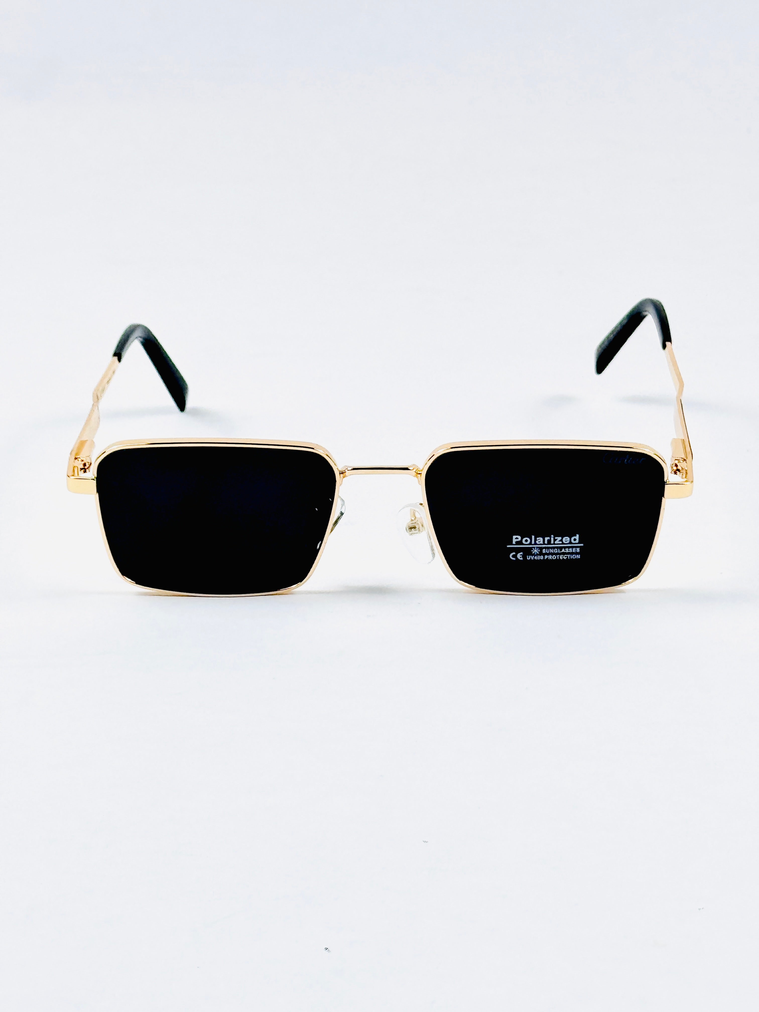 Louis Vuitton – 1438 – 54 – Golden Black – Metal – Sunglasses – Unisex
