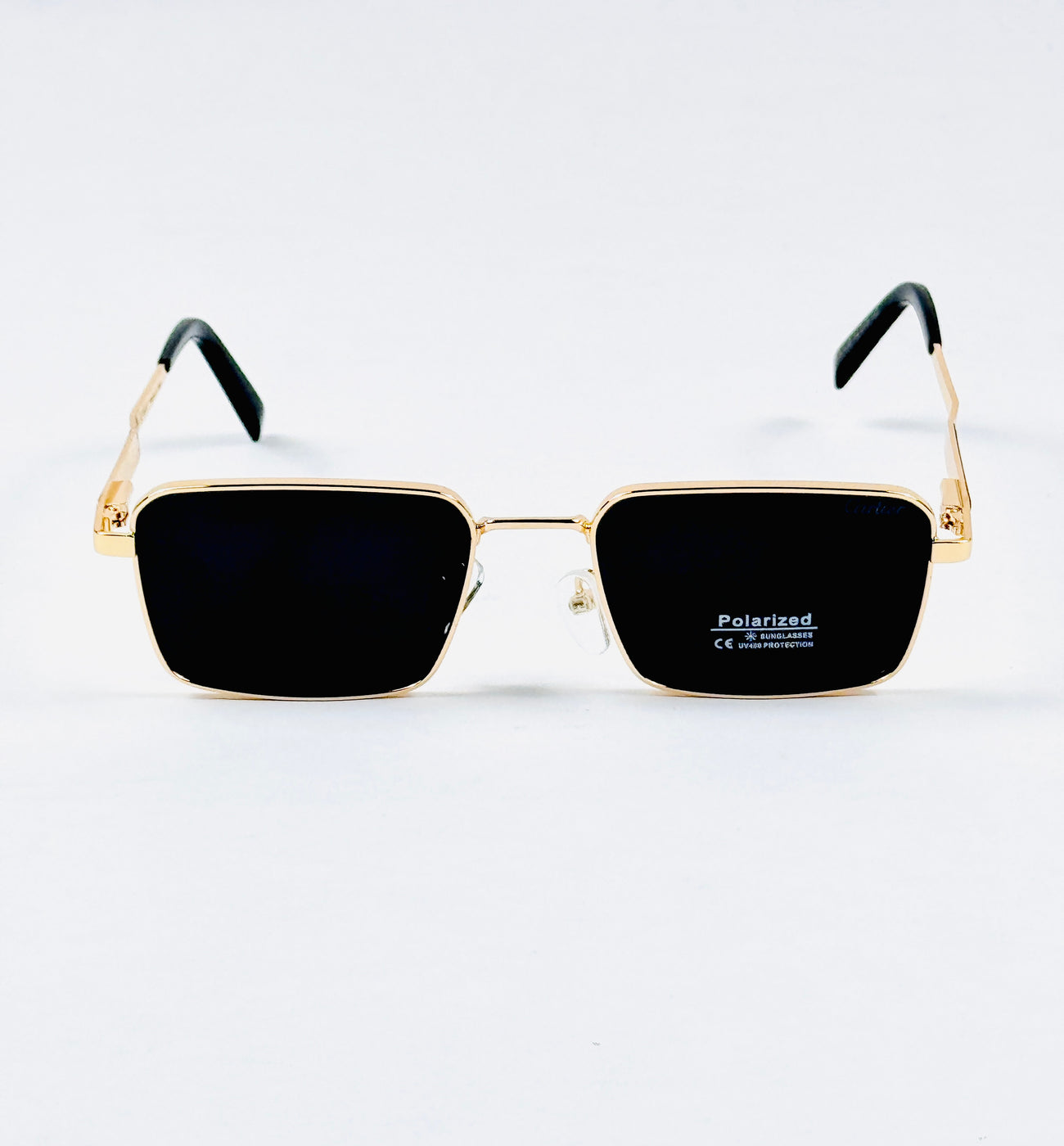 Cartier – 1438 – 54 – Golden Black – Metal – Sunglasses – Unisex
