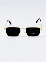 Cartier – 1438 – 54 – Golden Black – Metal – Sunglasses – Unisex