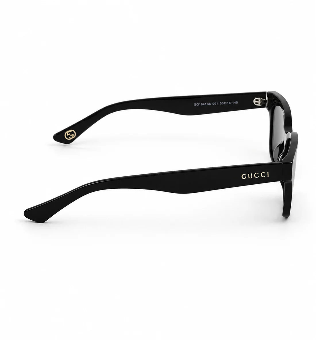 Gucci – 1641 – 53 – Black – Acetate- Sunglasses – Unisex - Premium