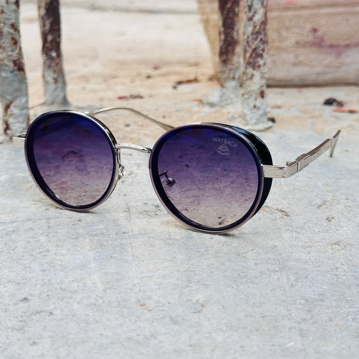 Maybach – 2A409 – 56 – Silver Mercury – Metal – Sunglasses – Unisex