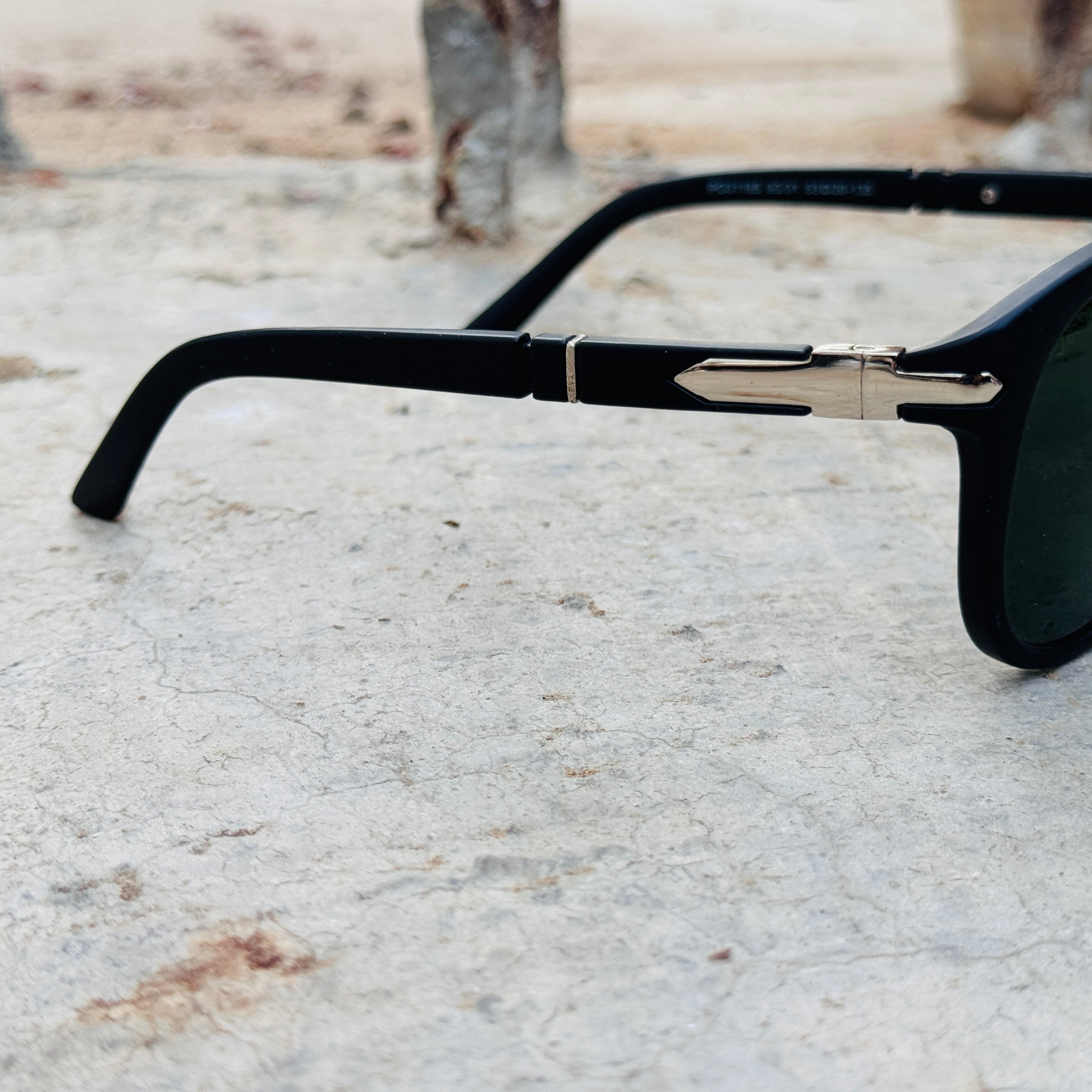 Persol – 3119 – 53 – Black Green Matte - Acetate- Sunglasses – Unisex - Premium