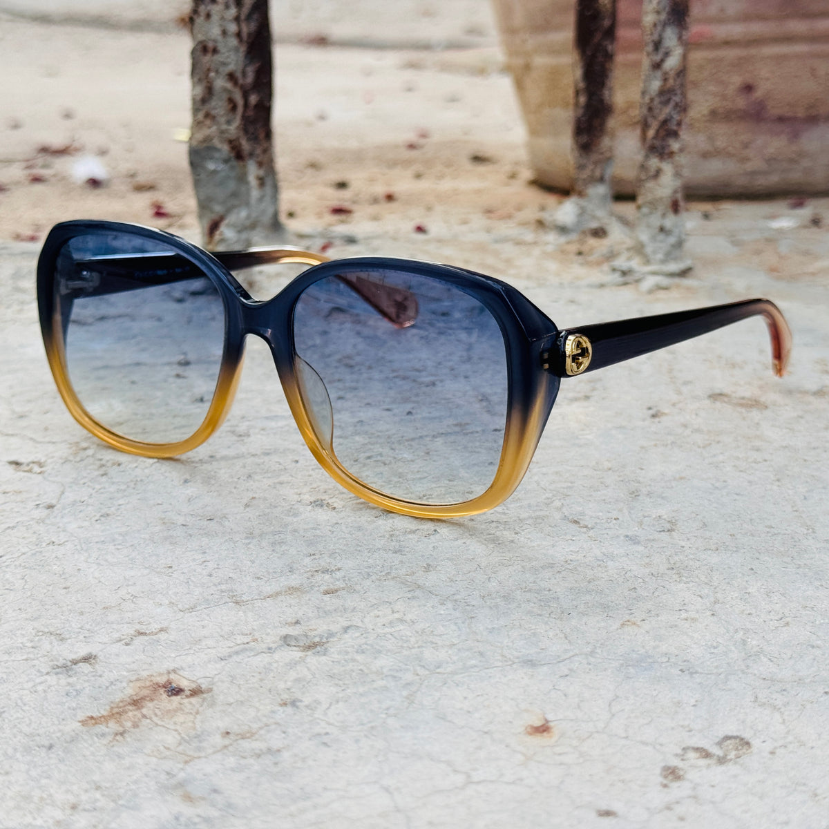 Gucci – 002 - 56 – Multi - Acetate - Sunglasses – Ladies - Premium