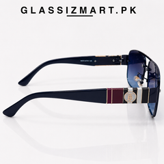 Burberry – 8548 - 62 – Blue – Metal – Sunglasses – Unisex
