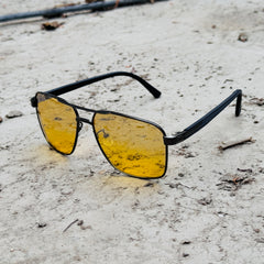 Prada – 2997 – Black Yellow – Acetate – Metal – Sunglasses