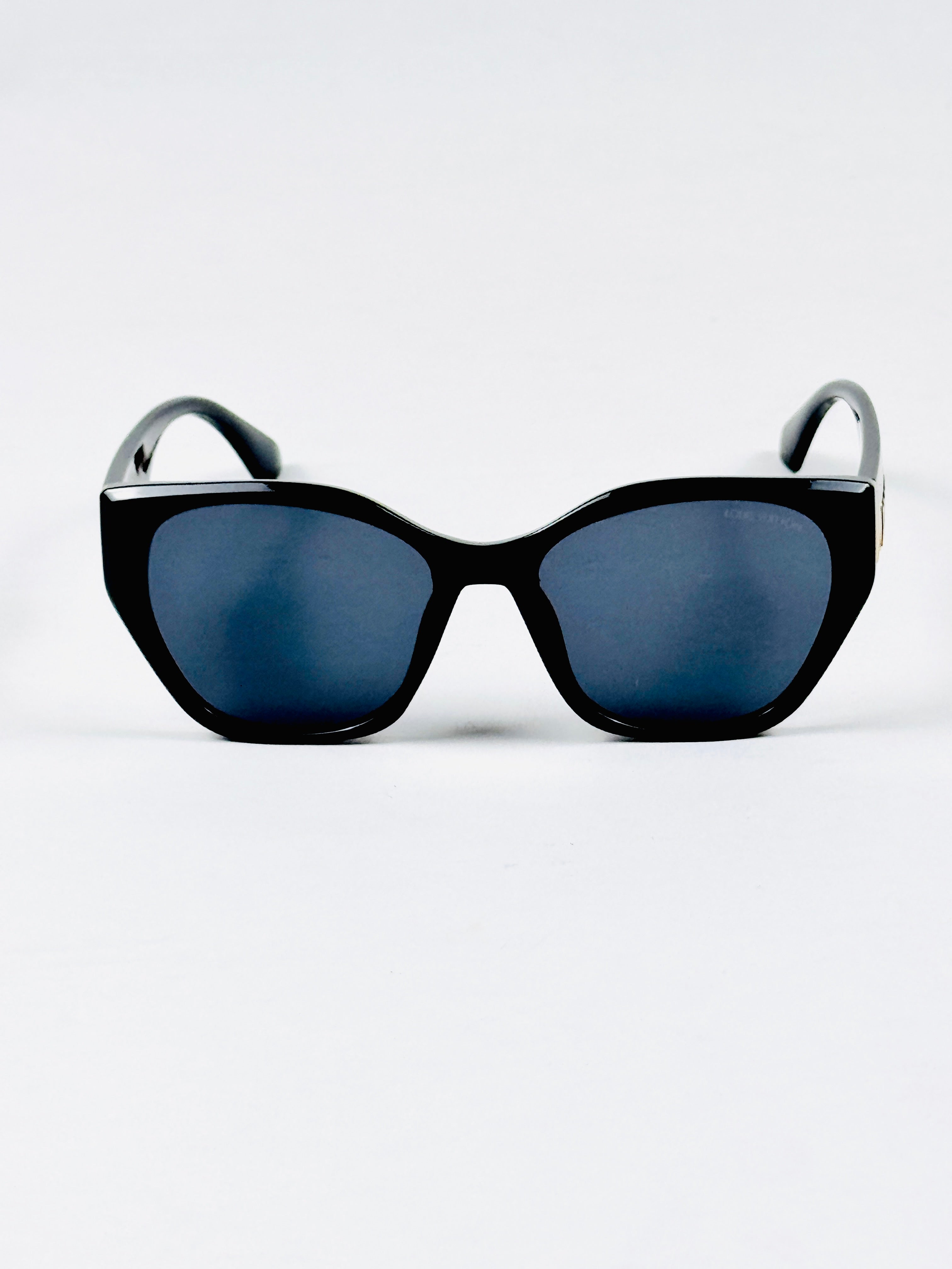 Louis Vuitton - 9101 – 54 – Black – Acetate – Sunglasses – Ladies