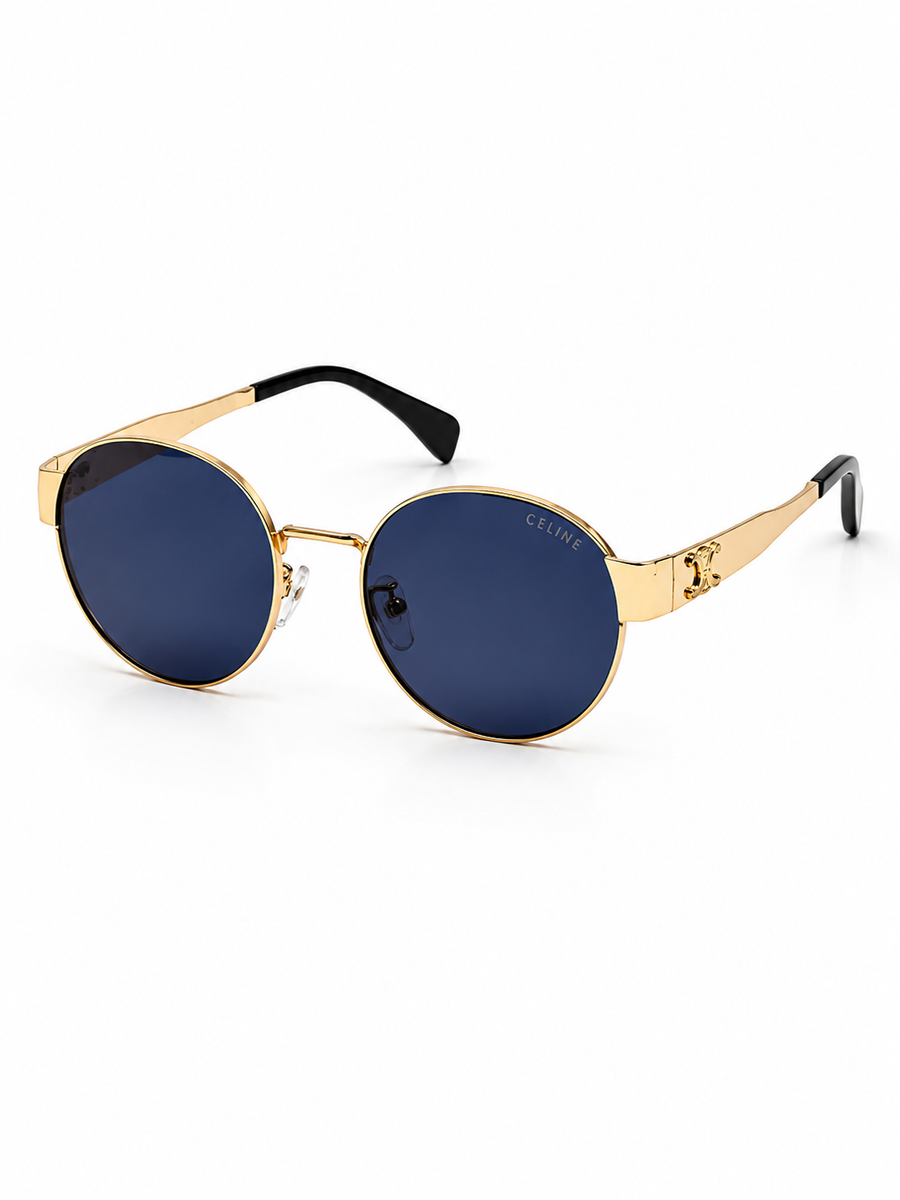 Celine – 2124 - 58 – Golden Black – Metal – Sunglasses - Unisex
