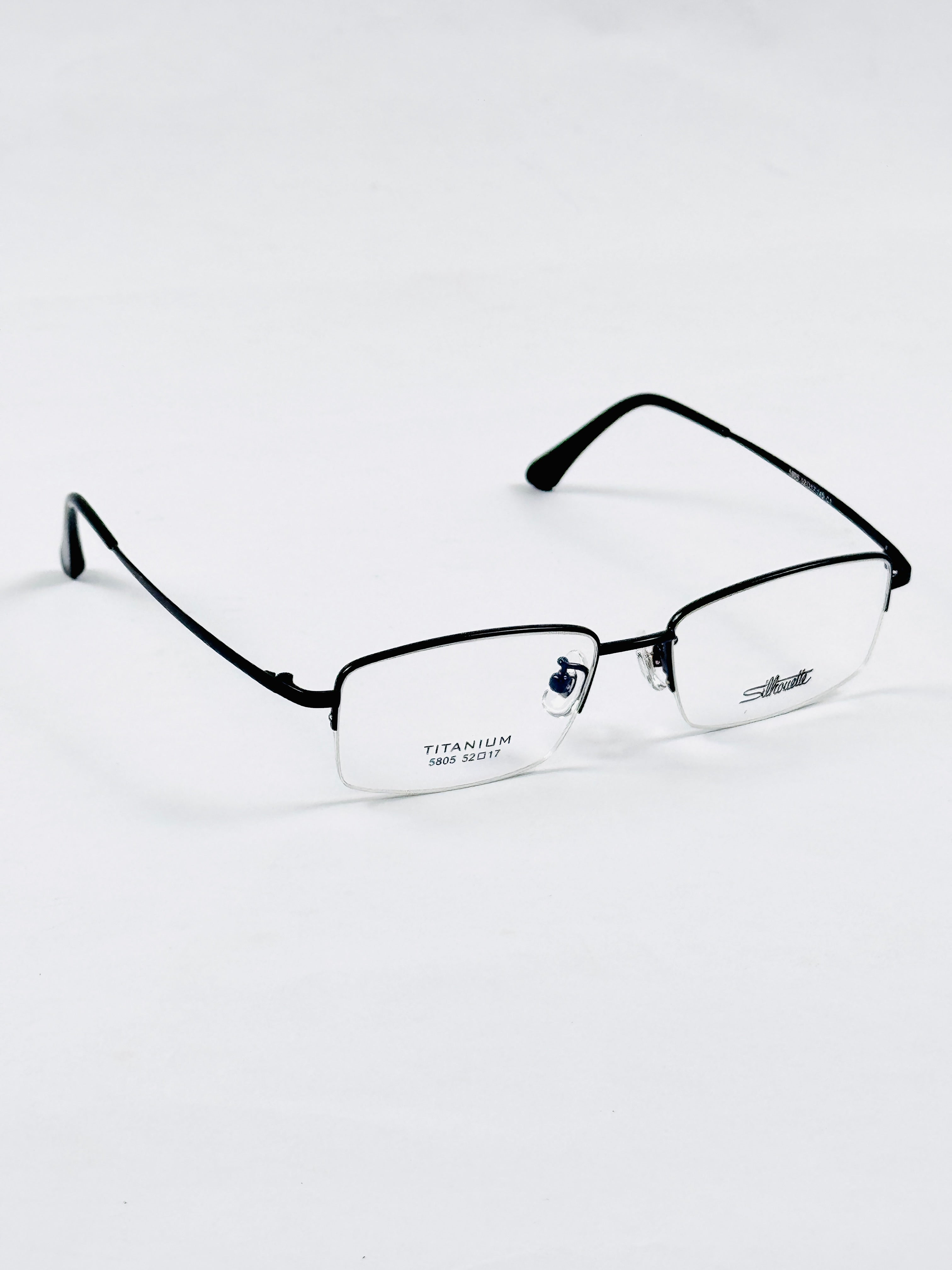 Silhouette – 5805 – 52 – Black –  Metal - Optics – Unisex - Premium