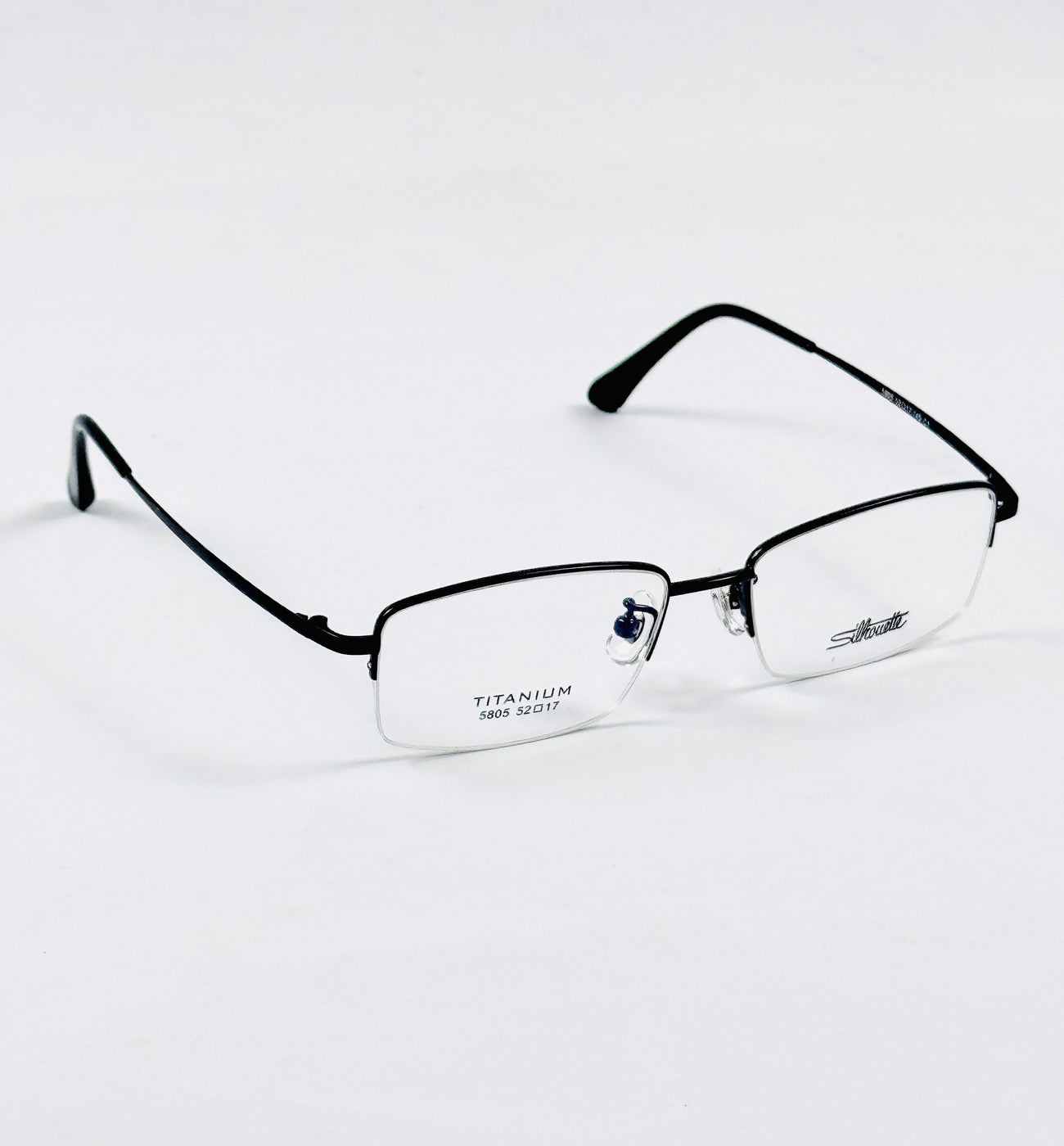 Silhouette – 5805 – 52 – Black –  Metal - Optics – Unisex - Premium