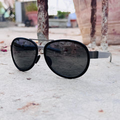 Porsche – 8621 - 63 – BlackGrey - Metal - Sunglasses – Unisex - Premium