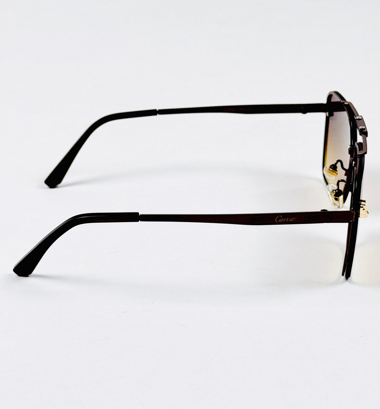 Cartier – 23061 – 59 – Brown – Metal – Sunglasses – Unisex