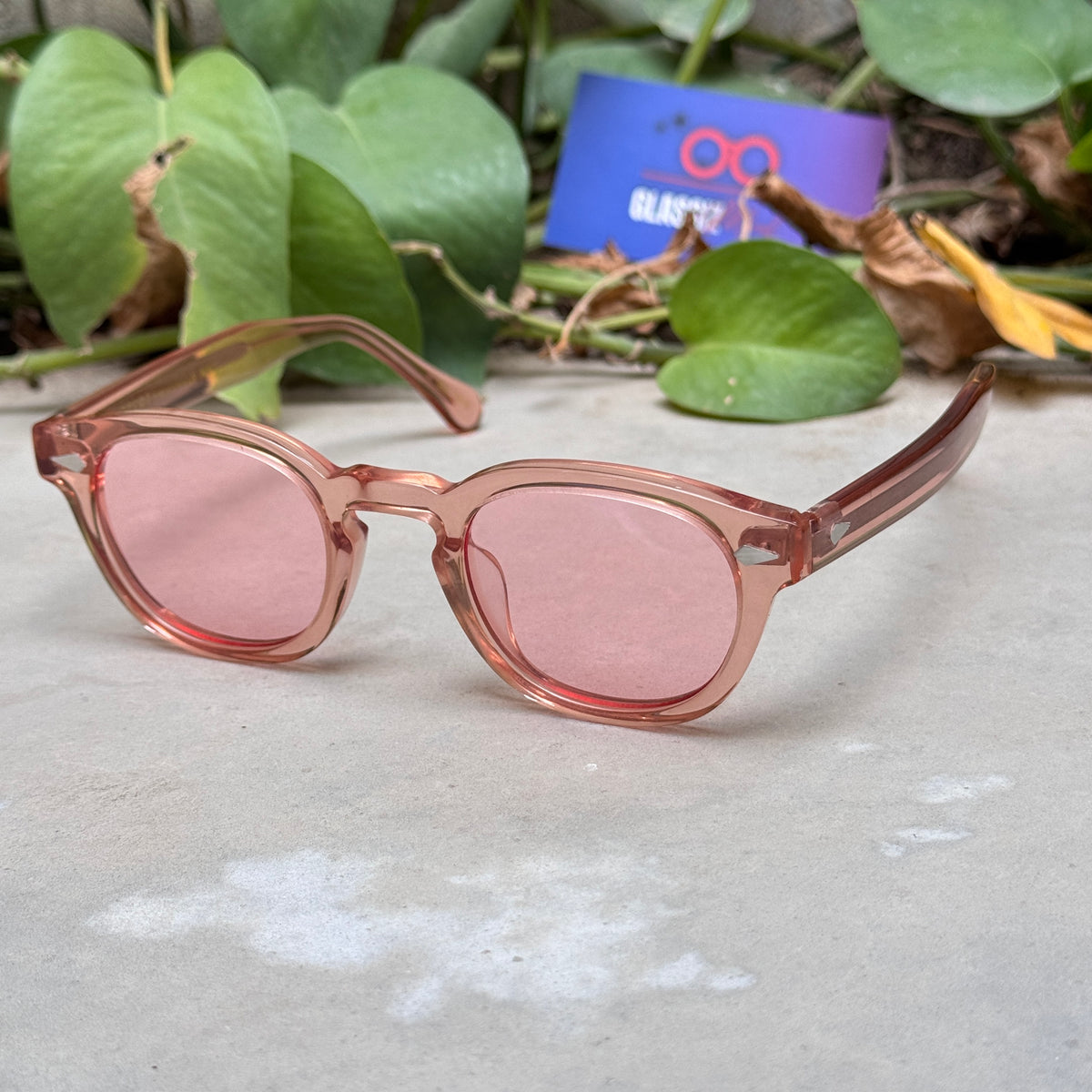 Moscot – LEMTOSH – 46 - Pink – Acetate  – Sunglasses - Unisex - Premium