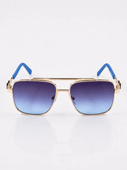 Cartier – 5036 - 52 – Golden Blue – Metal - Sunglasses – Unisex