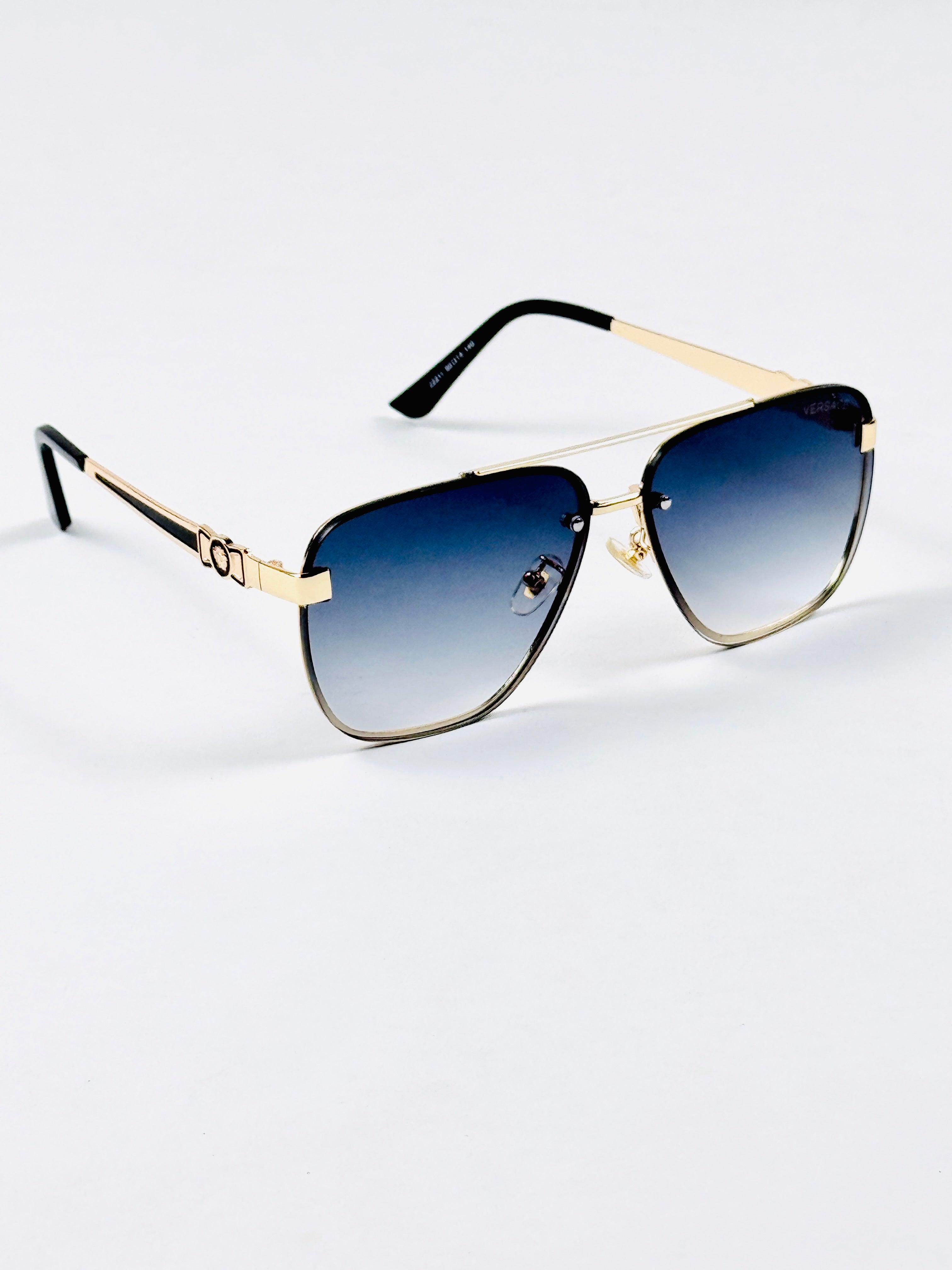 Versace – 22211 – 60 – Golden Black Gradient – Metal – Sunglasses – Unisex