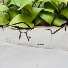 Prada – 18005 – 54 – Grey –  Metal - Optics – Unisex