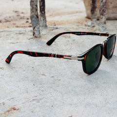 Persol – 3126 – 50 – Tortoise Green–  Acetate- Sunglasses – Unisex - Premium