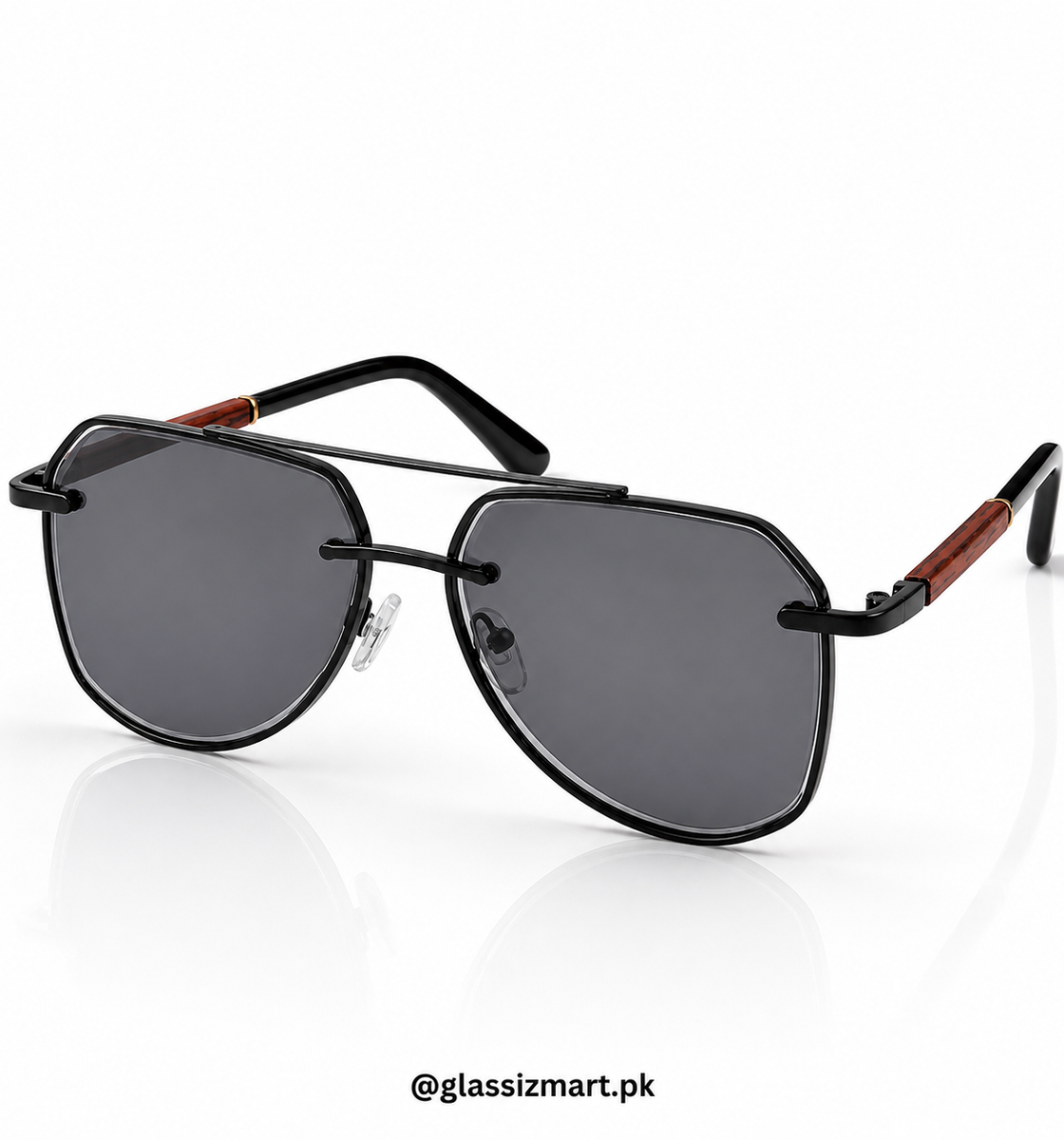 Cartier – 5015 – 52 – Black – Metal – Sunglasses – Unisex