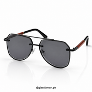 Cartier – 5015 – 52 – Black – Metal – Sunglasses – Unisex