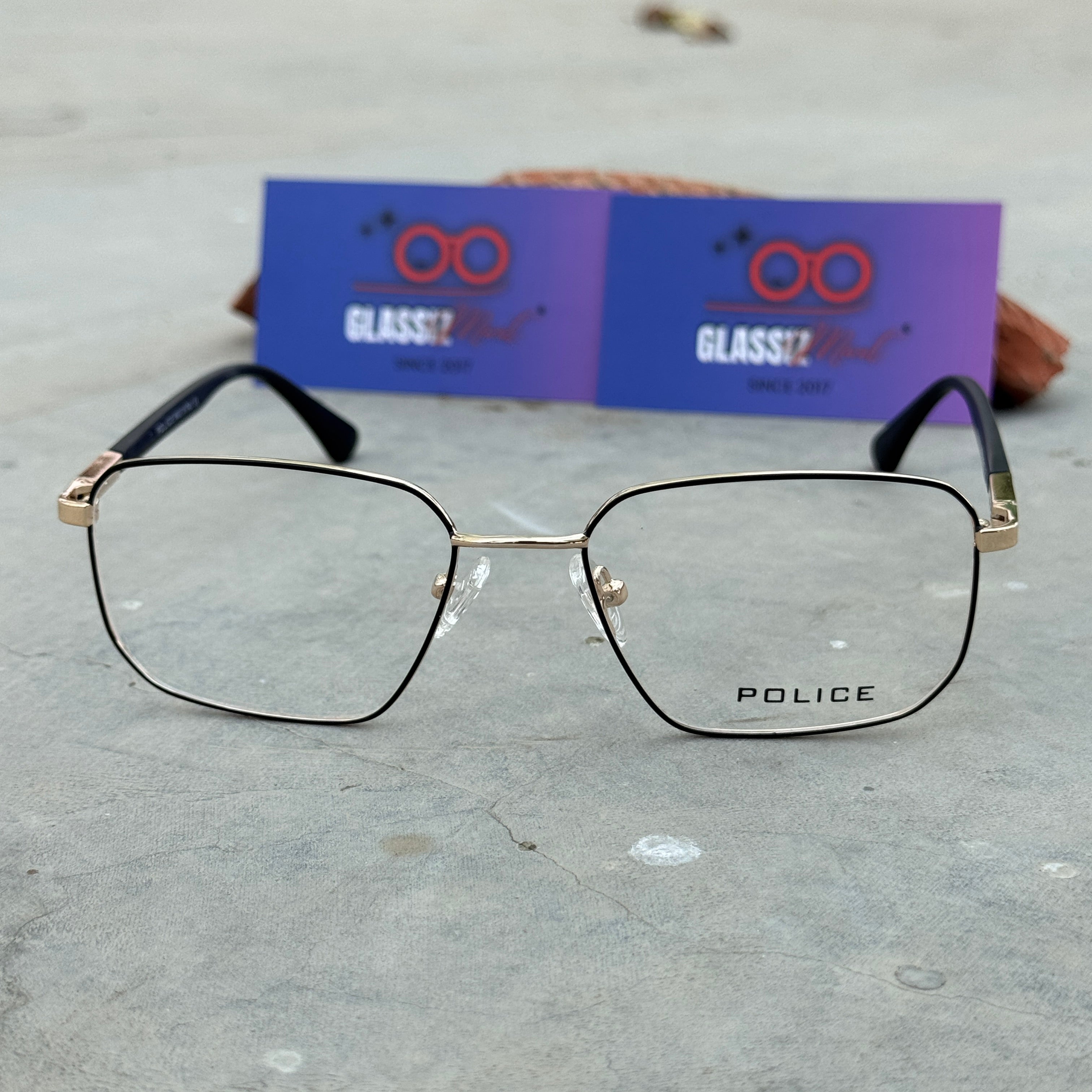 Police – 0301 – 54 – Golden Black – Metal - Optics – Unisex - Premium