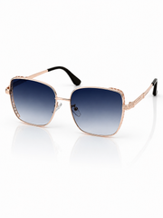 Tees – 2058 – 53 – Rose Gold – Metal – Sunglasses – Ladies