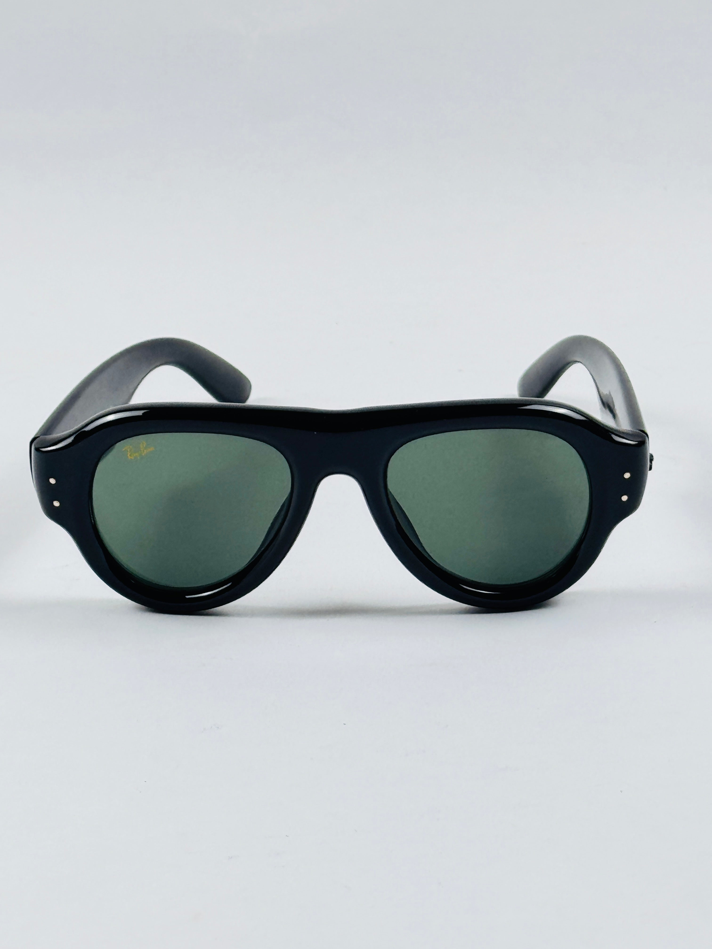 Ray Ban - WAYFARER PUFFER - RB4940 - BLACK GREEN - SUNGLASSES - PREMIUM
