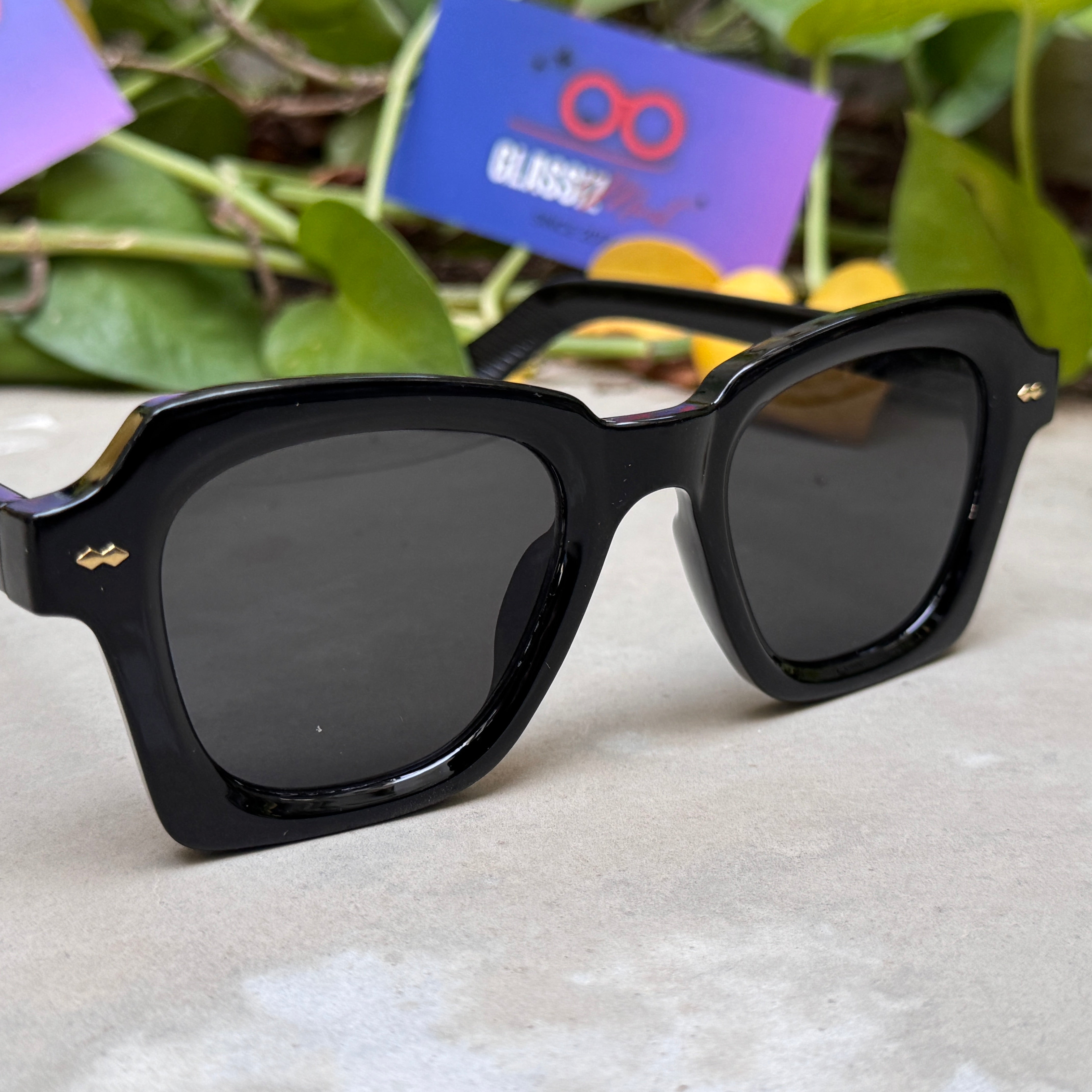 Moscot – 6504 – 47 - Black – Acetate  – Sunglasses - Unisex