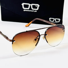 Gucci – 22317 – 60 – Brown – Metal – Sunglasses – Unisex