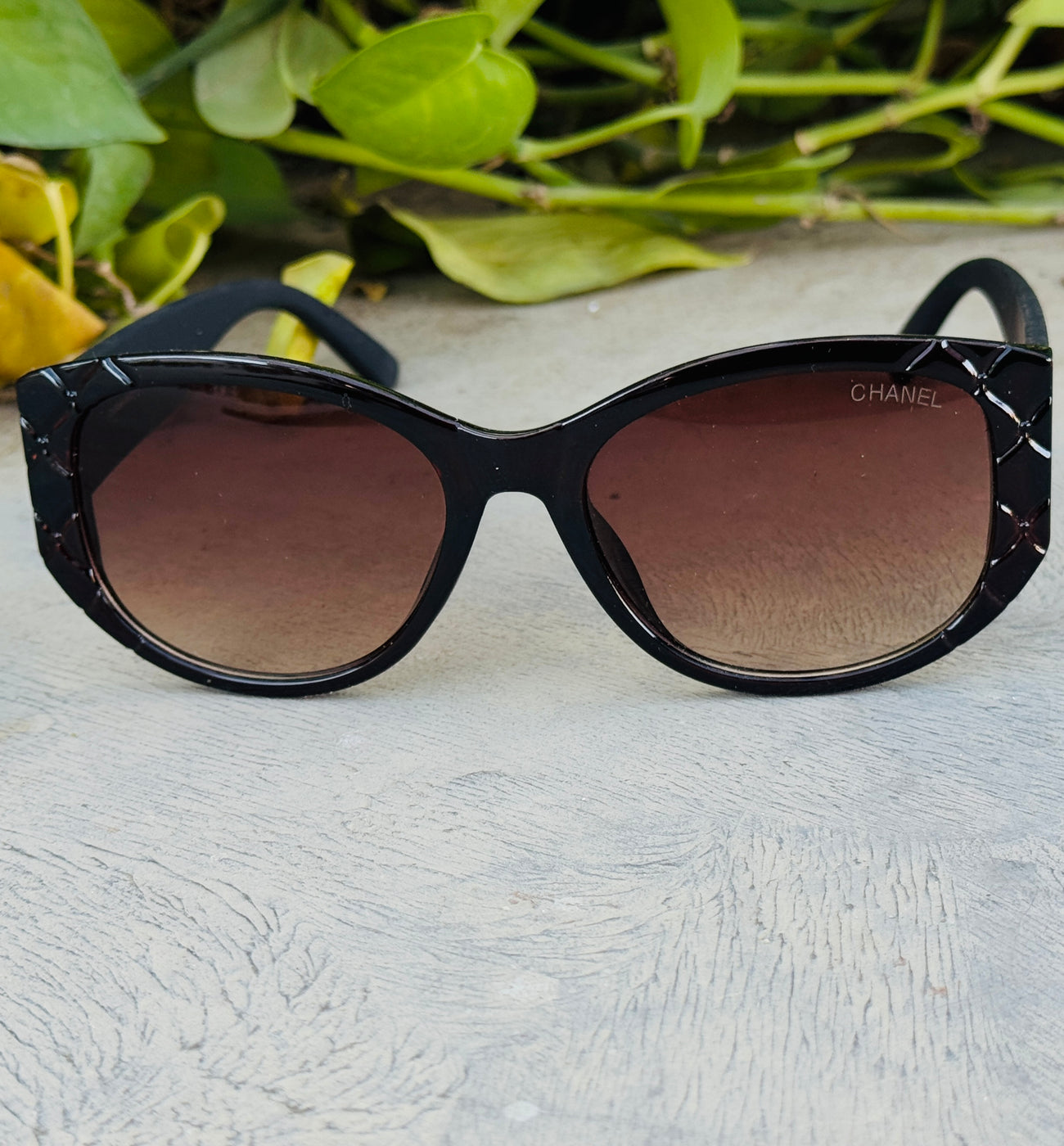 Chanel – 32269 – 53 – Brown – Acetate – Sunglasses – Ladies