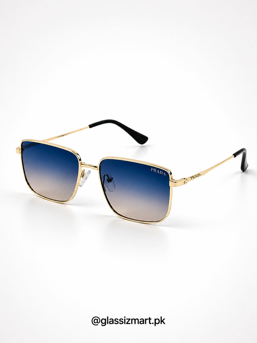 Prada – 8069 – 57 – Golden Multi – Metal – Sunglasses – Unisex