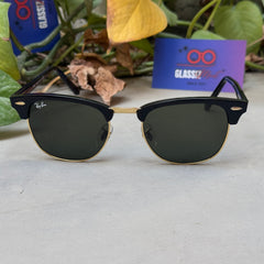 RayBan – 3016 – 51 – Golden Green–  Metal - Sunglasses – Unisex - Premium
